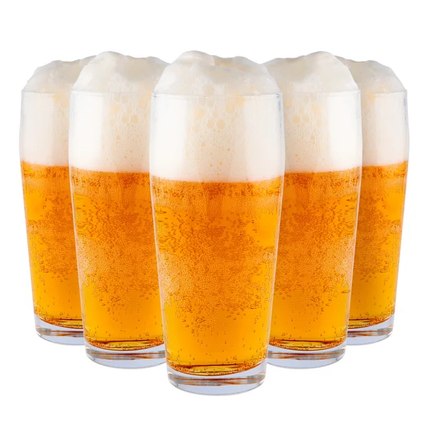 A pohár sör. — Stock Fotó