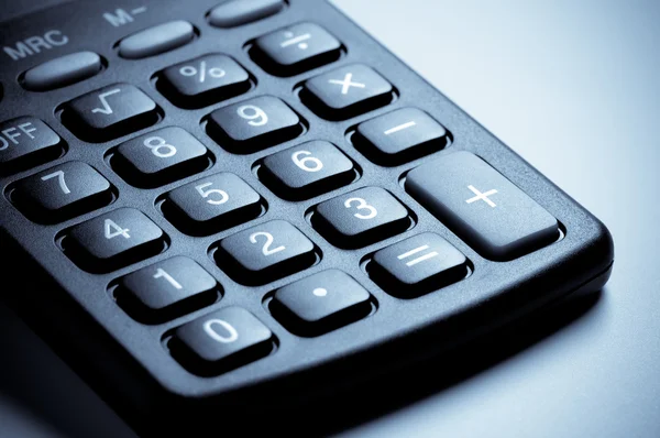Primer plano del teclado de la calculadora . — Foto de Stock