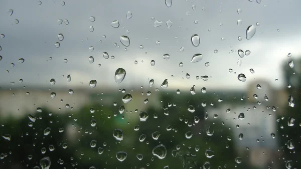 Stock image Rain drops on glass.