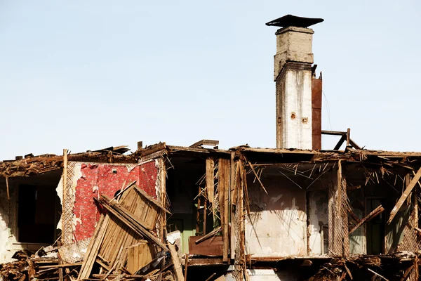 Désastre maison en ruine — Photo