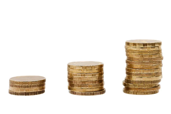 Coin growth — Stock Photo, Image