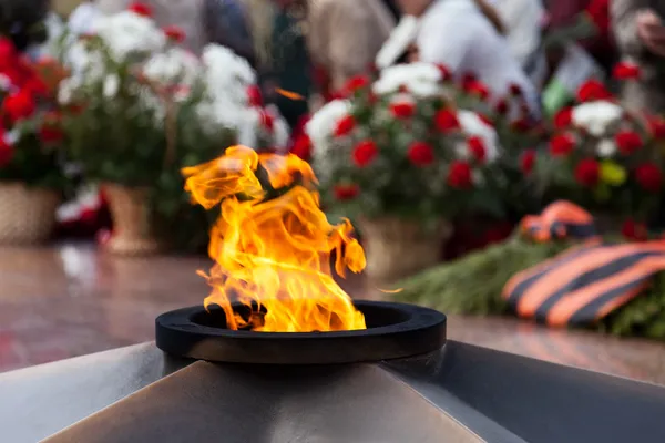 The Eternal Flame memorial — Stock Photo, Image
