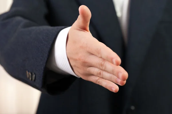 Бізнес чоловіків рукостискання — стокове фото