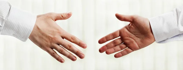 Рукостискання — стокове фото