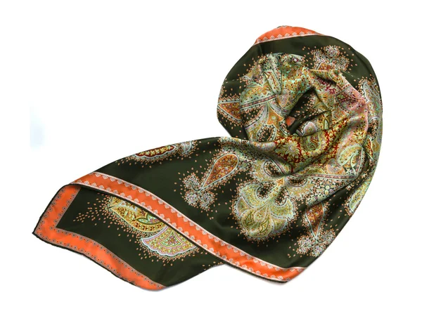 Silk luxury scarf — Stock Photo, Image