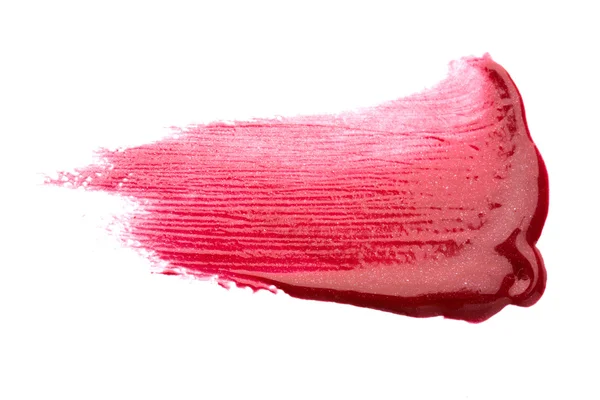 Lipgloss spread sample — Stock Photo, Image