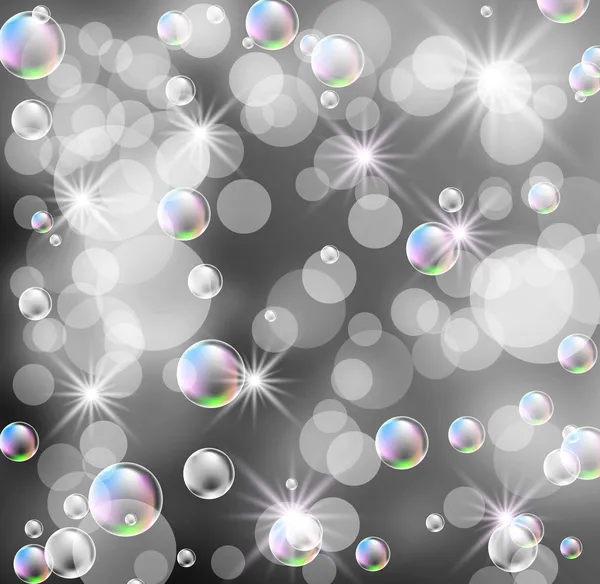 Боке, бульбашки і зірки — стокове фото
