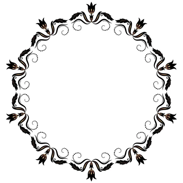 Round ornament — Stock Vector