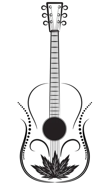 Gitar - Stok Vektor