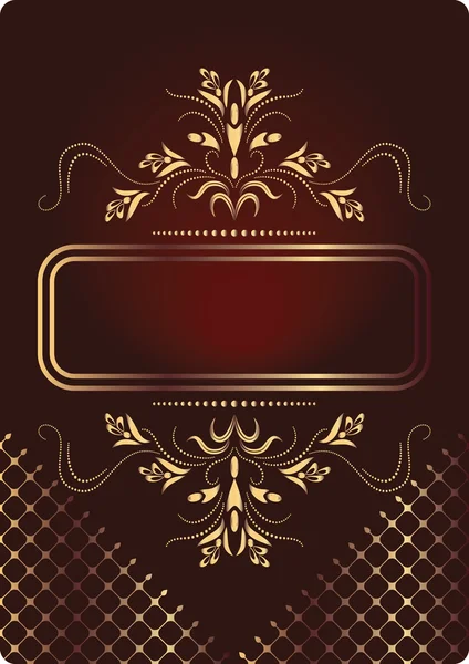 Background with ornament — Stock Vector