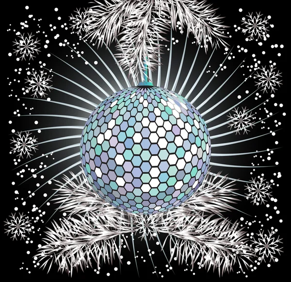 La discoteca en un Nuevo año — Archivo Imágenes Vectoriales