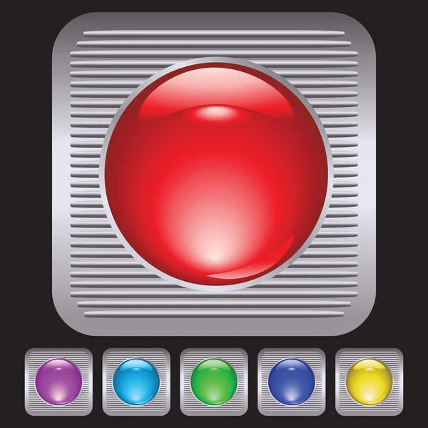 Ensemble de boutons — Image vectorielle