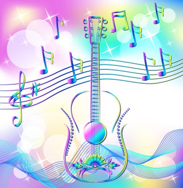 Magic music. clipart