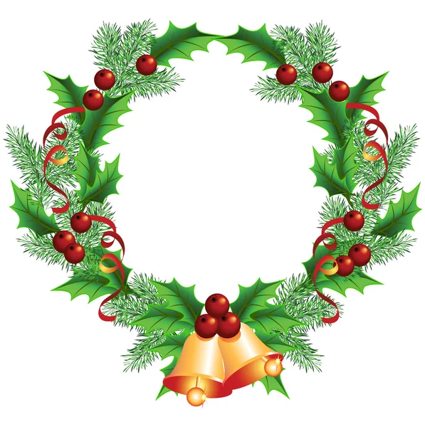 Grinalda decorativa de Natal —  Vetores de Stock