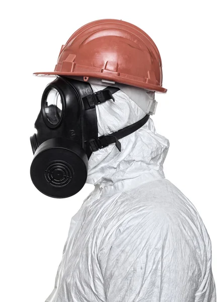 Man with gas mask — Stock Photo, Image
