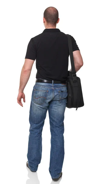 Hombre con bolsa — Foto de Stock