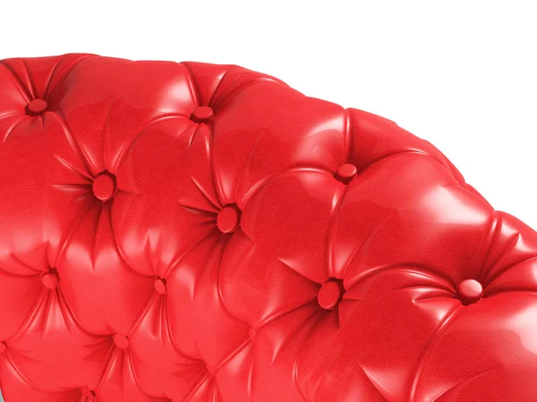 Sofá rojo —  Fotos de Stock