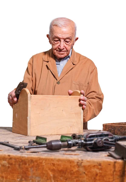 Eski marangoz — Stok fotoğraf
