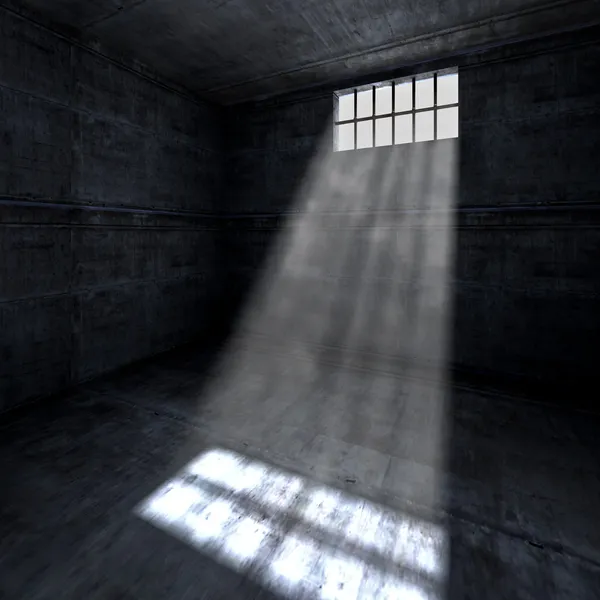 Тюрьма 3d — стоковое фото