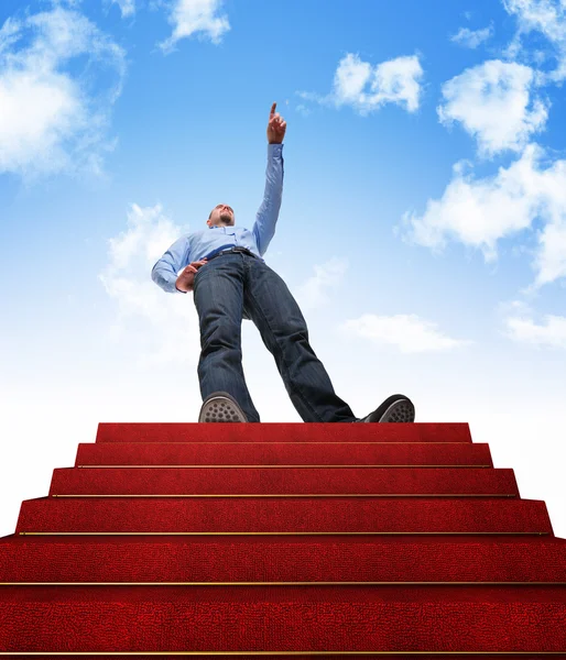 Stair to success — Stock Photo, Image