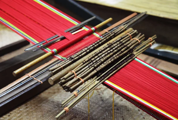 Traditional malaysian loom — Stock Photo, Image