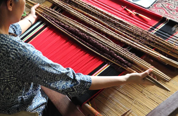 Traditional malaysian loom — Stock Photo, Image