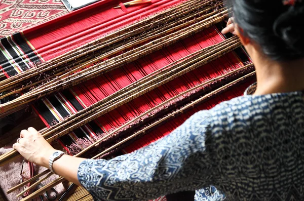 伝統的なマレーシアの織機 — ストック写真