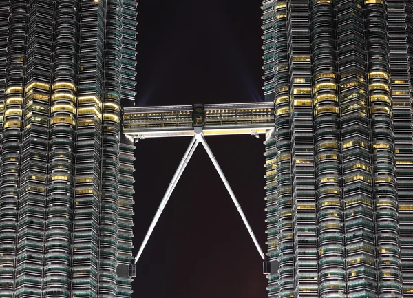 Petronas tower bridge detalj — Stockfoto