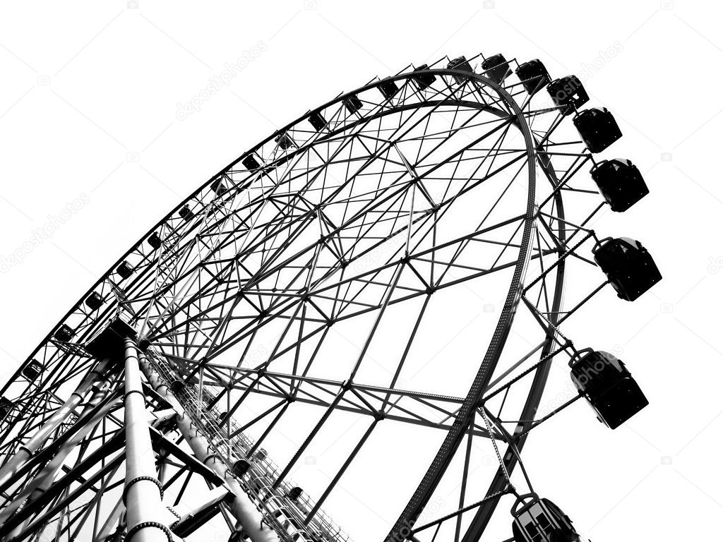 Outline of a Large Ferris Wheel