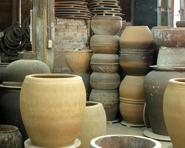 古い陶器のワーク ショップ — ストック写真