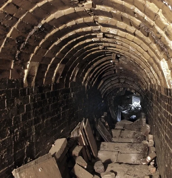 老陶窑的内部 — 图库照片