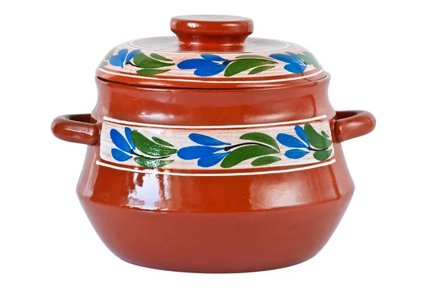 Ceramic saucepan — Stock Photo, Image