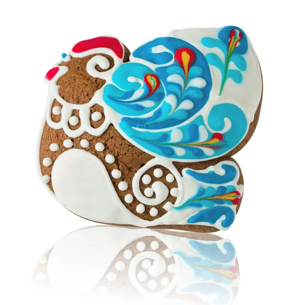 Gingerbread in the form of a bird — Stock Photo, Image
