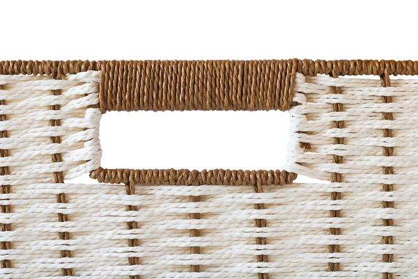 Basket isolated on white — Stock Photo, Image