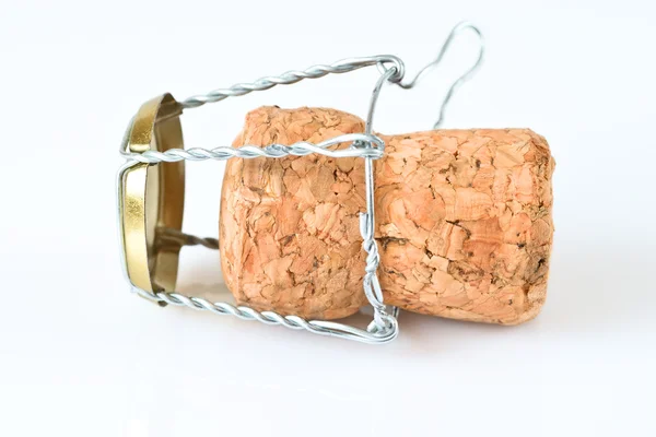 Champagne cork makro — Stockfoto