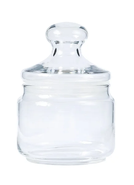 Vasetto di vetro vuoto per spezie — Foto Stock