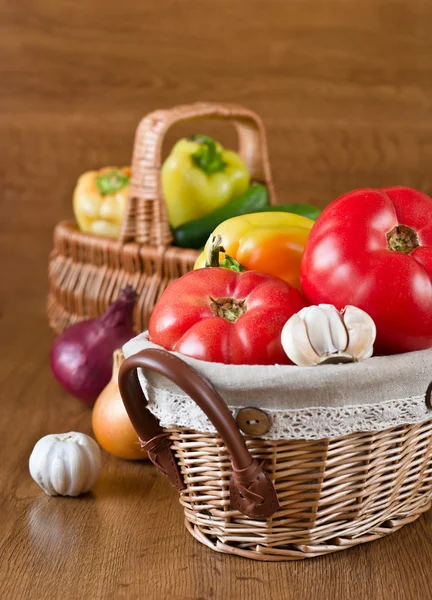 Harvest of fresh vegetables — Stock Photo, Image