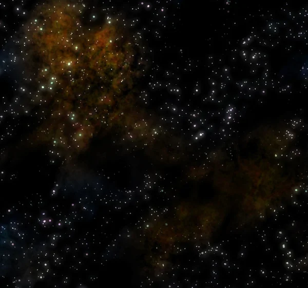 Изображение звездного неба с туманностью — стоковое фото