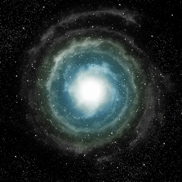 Spiralgalaxie im tiefen Weltraum — Stockfoto