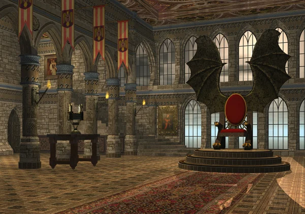 Dragon throne — Stock Photo, Image