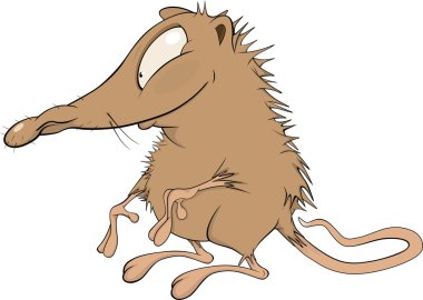 Small mouse.Cartoon clipart