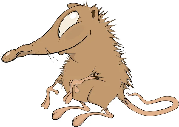 Piccolo mouse.Cartoon — Vettoriale Stock