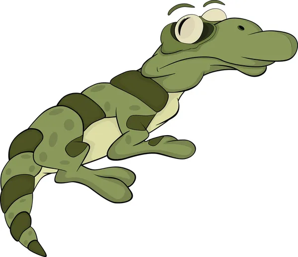 Lizard.Cartoon — Stockový vektor