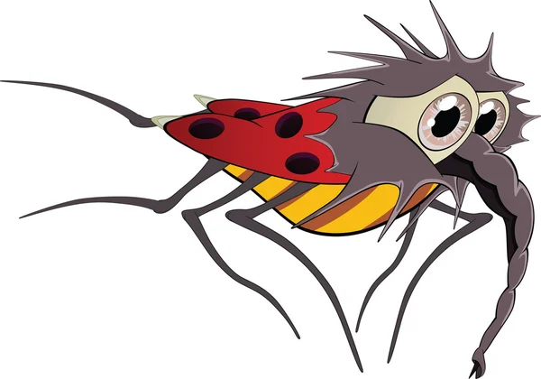 Ladybird. Cartoon — Stock vektor