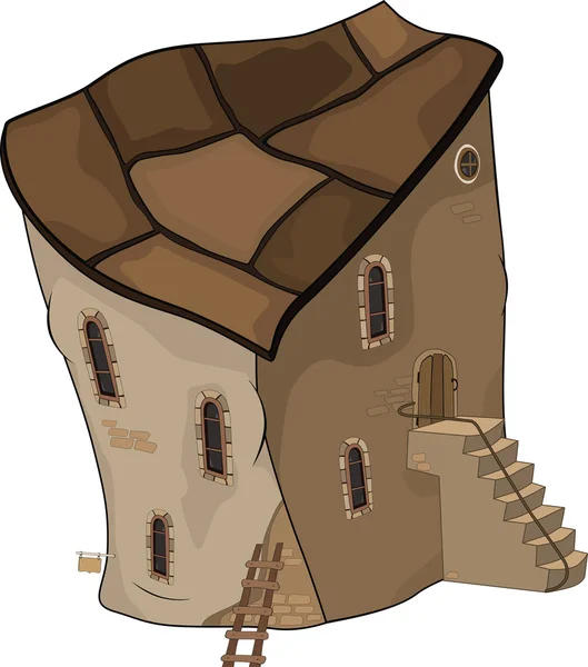 Il vecchio castello di una favola — Vettoriale Stock