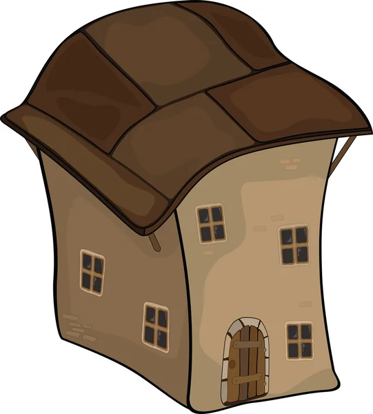 Das alte Haus aus dem Märchen — Stockvektor
