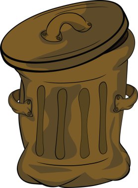 Garbage tank clipart