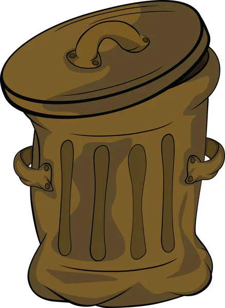 Odpadky nádrž — Stockový vektor