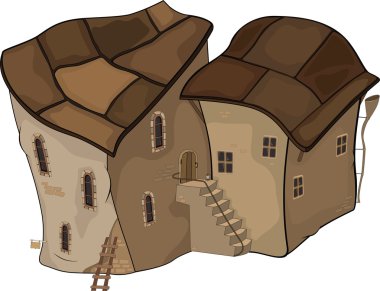 The old Castle from a fairy tale clipart