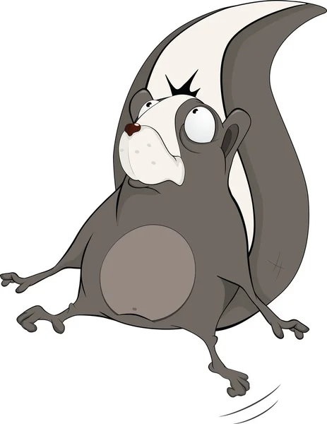 Skunk. Caricature — Image vectorielle